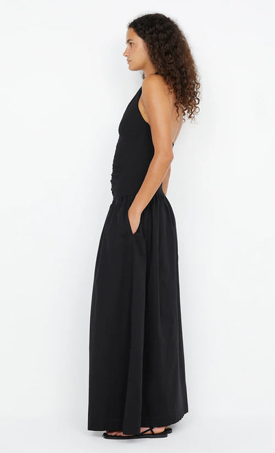 Leila Halter Dress - Black