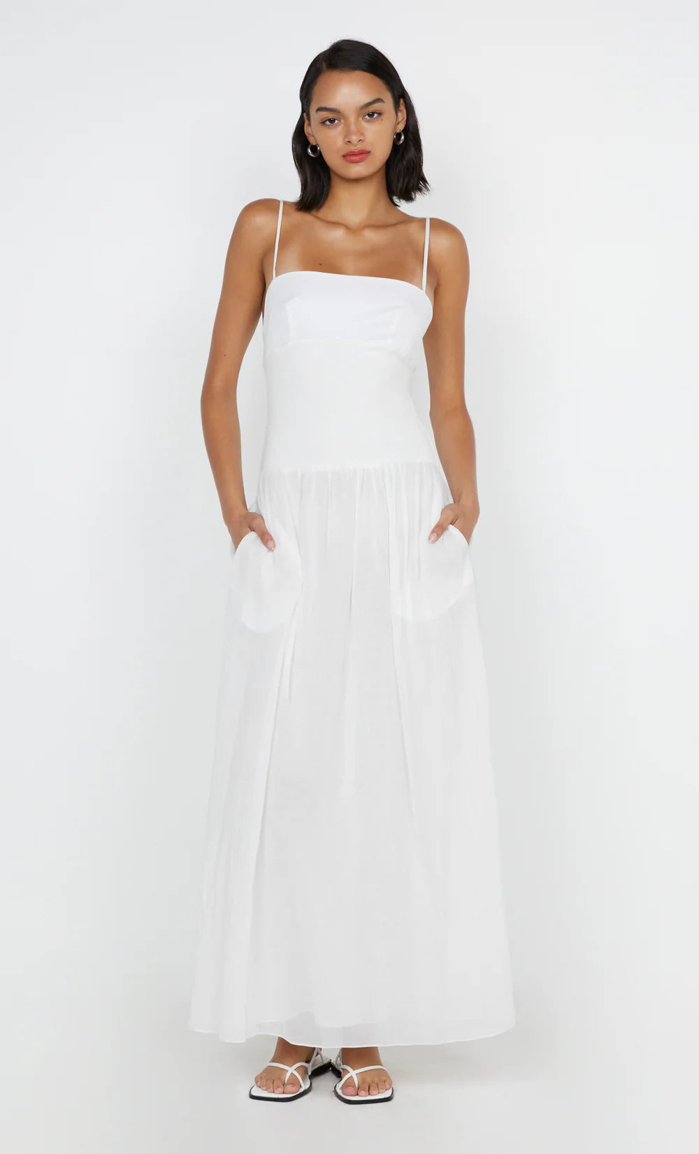 Lina Maxi Dress - White