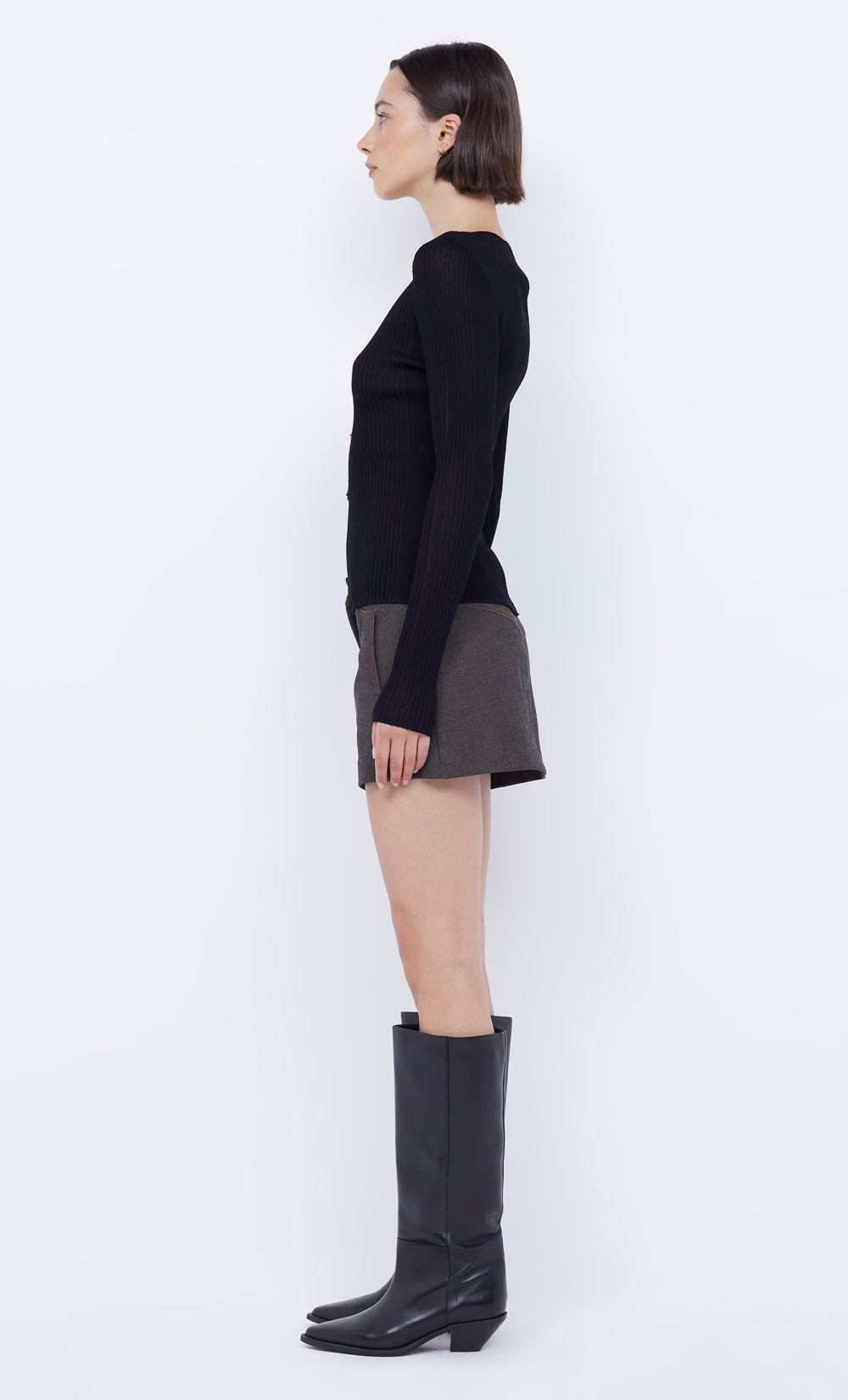 Nolan Mini Skirt - Bronze
