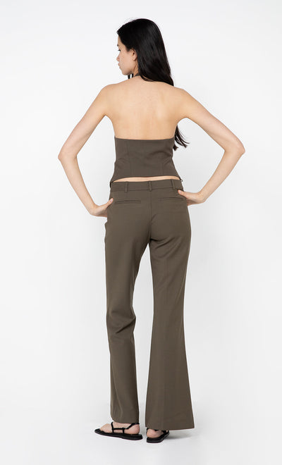 Teri Bootleg Pant - Olive