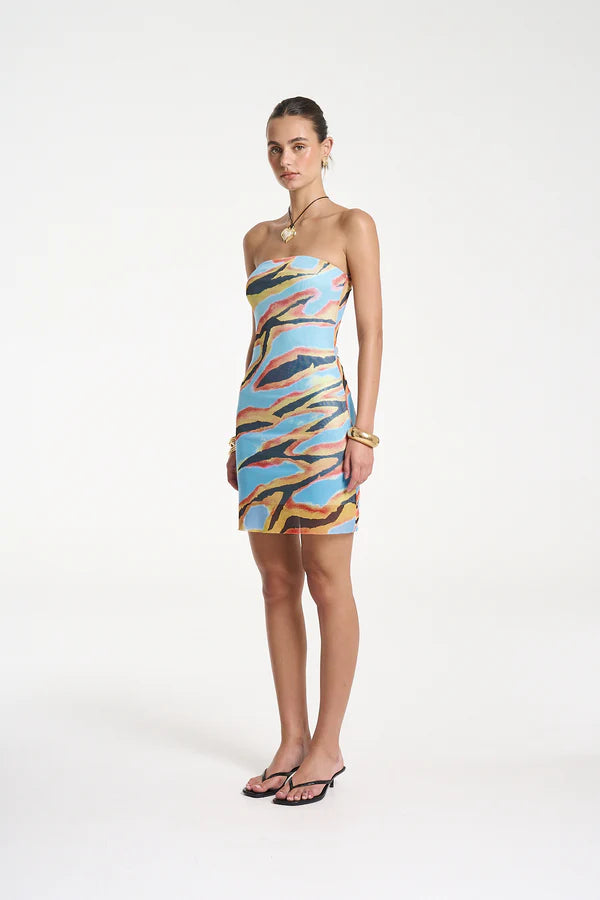 STRAPLESS MESH MINI -ZANZIBAR
