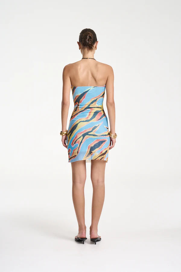 STRAPLESS MESH MINI -ZANZIBAR