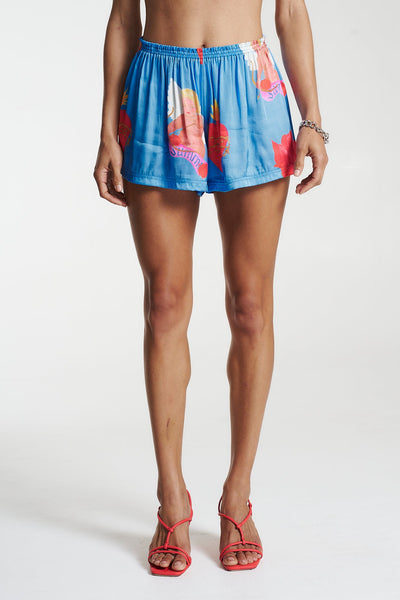 ELASTIC WAIST SHORTS - CAPULET