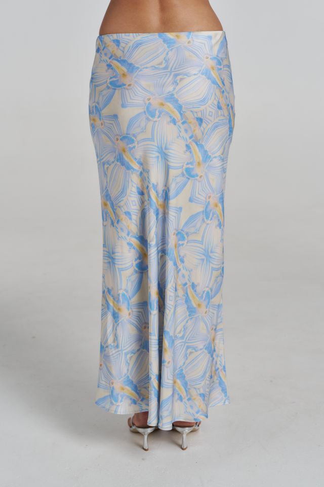 SLIP SKIRT - ORCHID PRISM