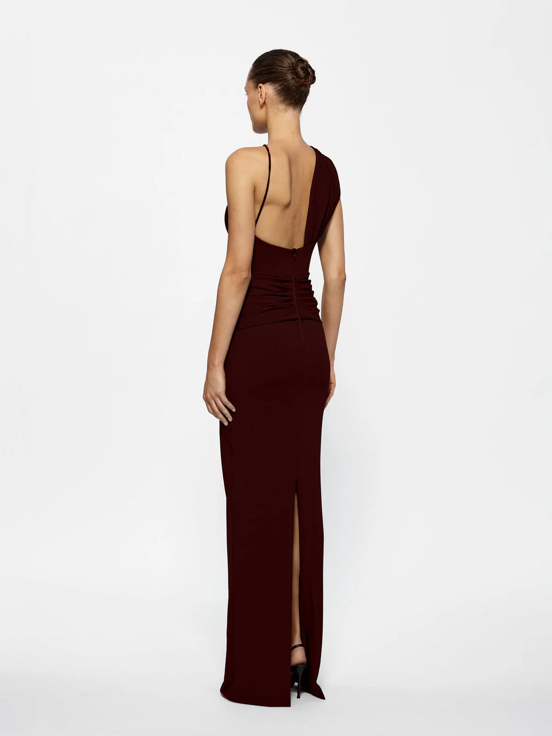 greer gown - wine
