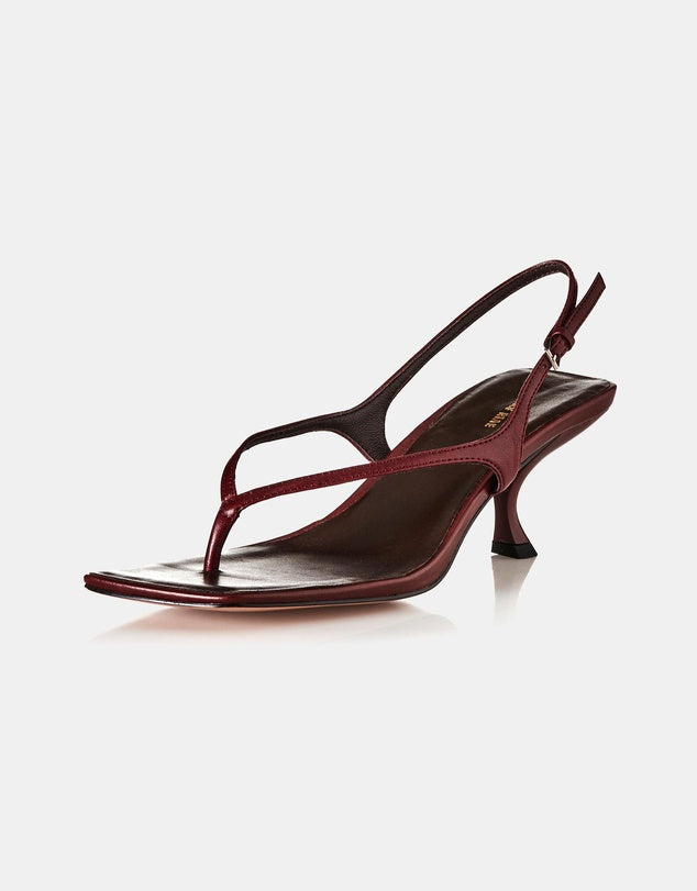 Arlo - Burgundy Oiley Leather