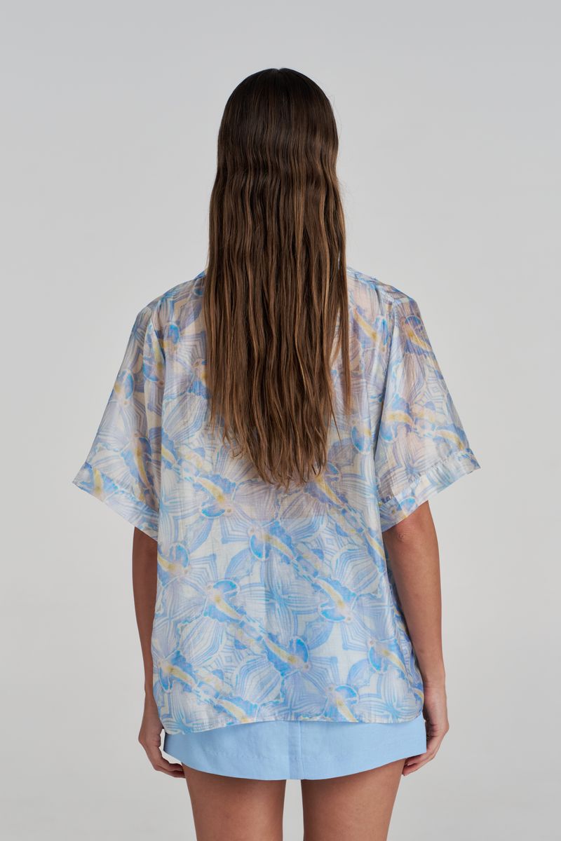 BOHO SS SHIRT - OCEAN PRISM