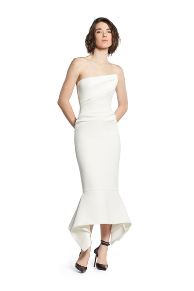 Suffix Dress - White