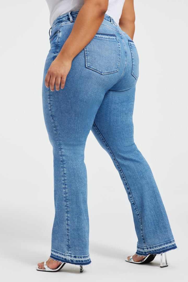 GOOD CLASSIC BOOTCUT JEANS - Indigo412