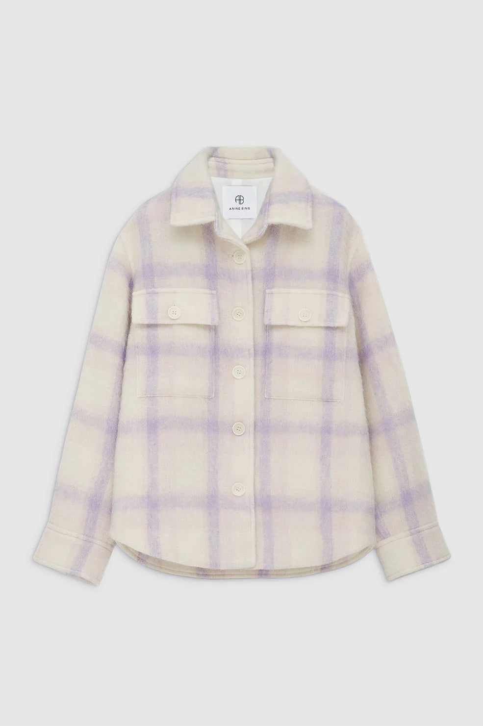 Phoebe Jacket - Lavender and Cream Check