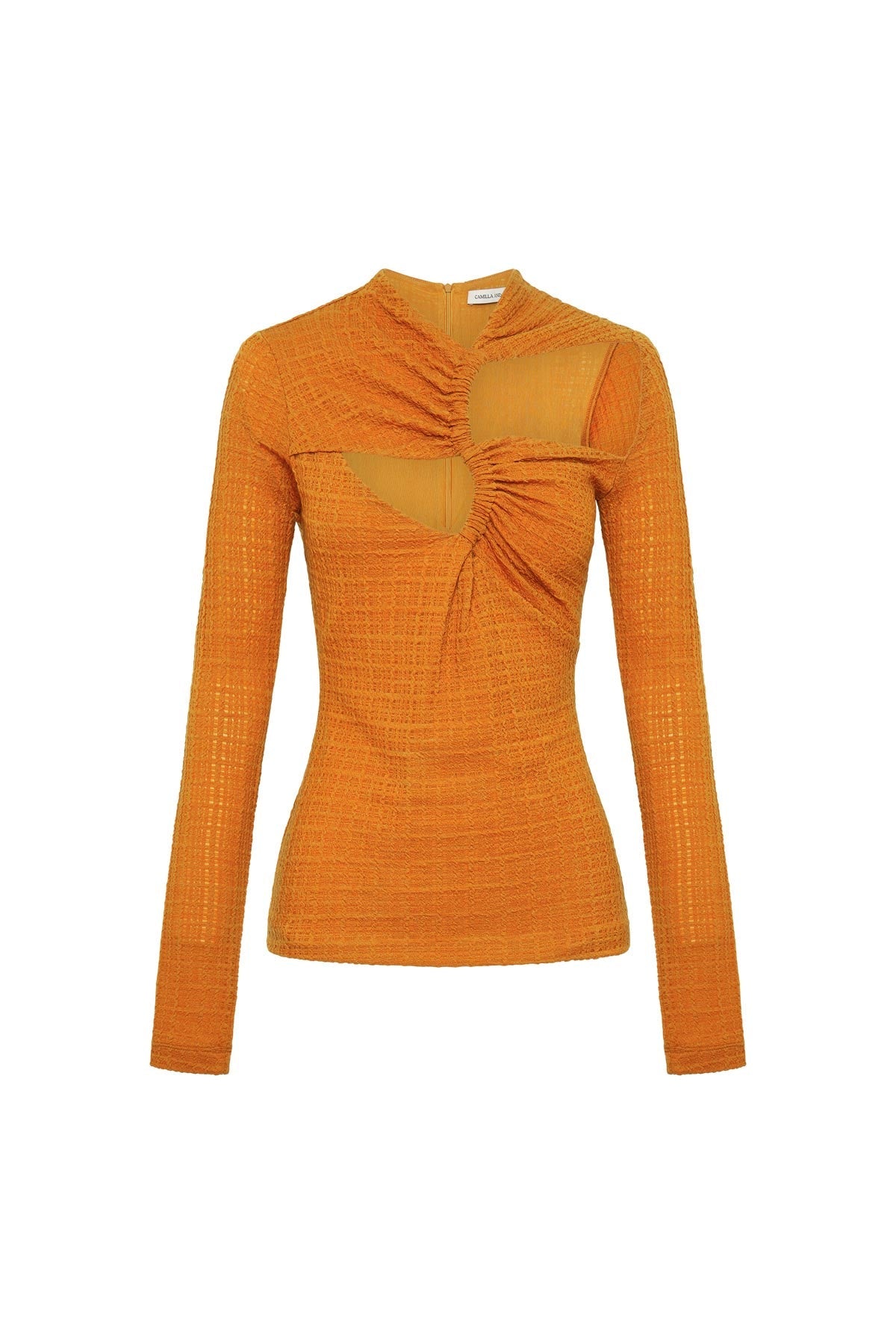 Nemesia Long Sleeve Top - Burnt Orange