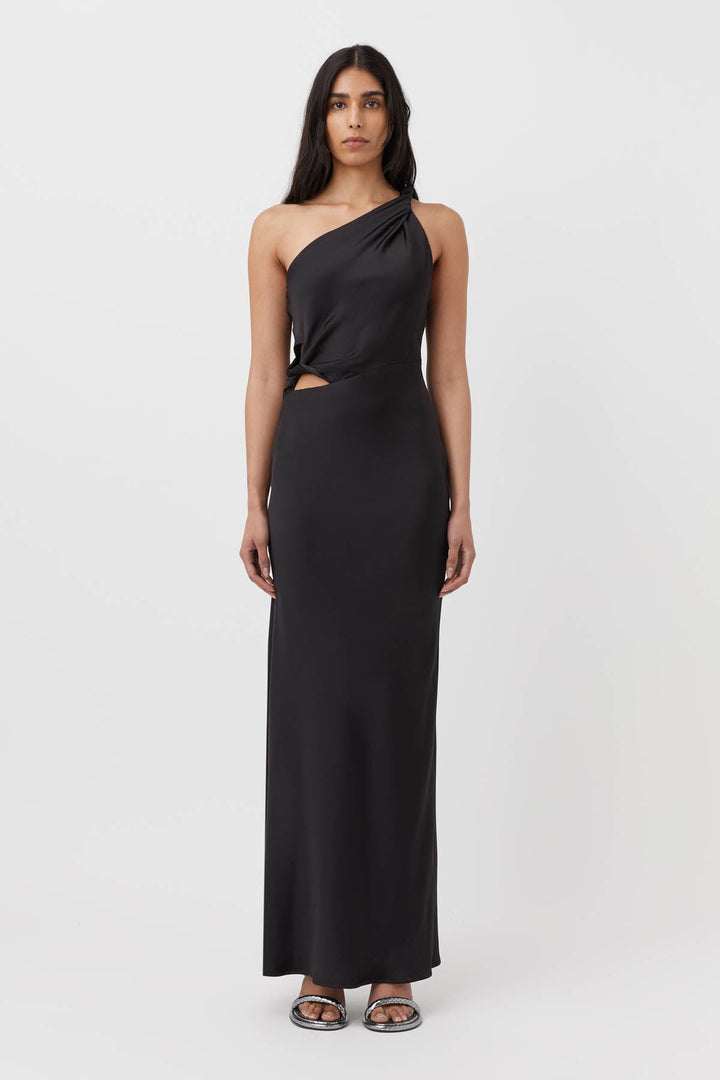 Senara Twist Dress - Black