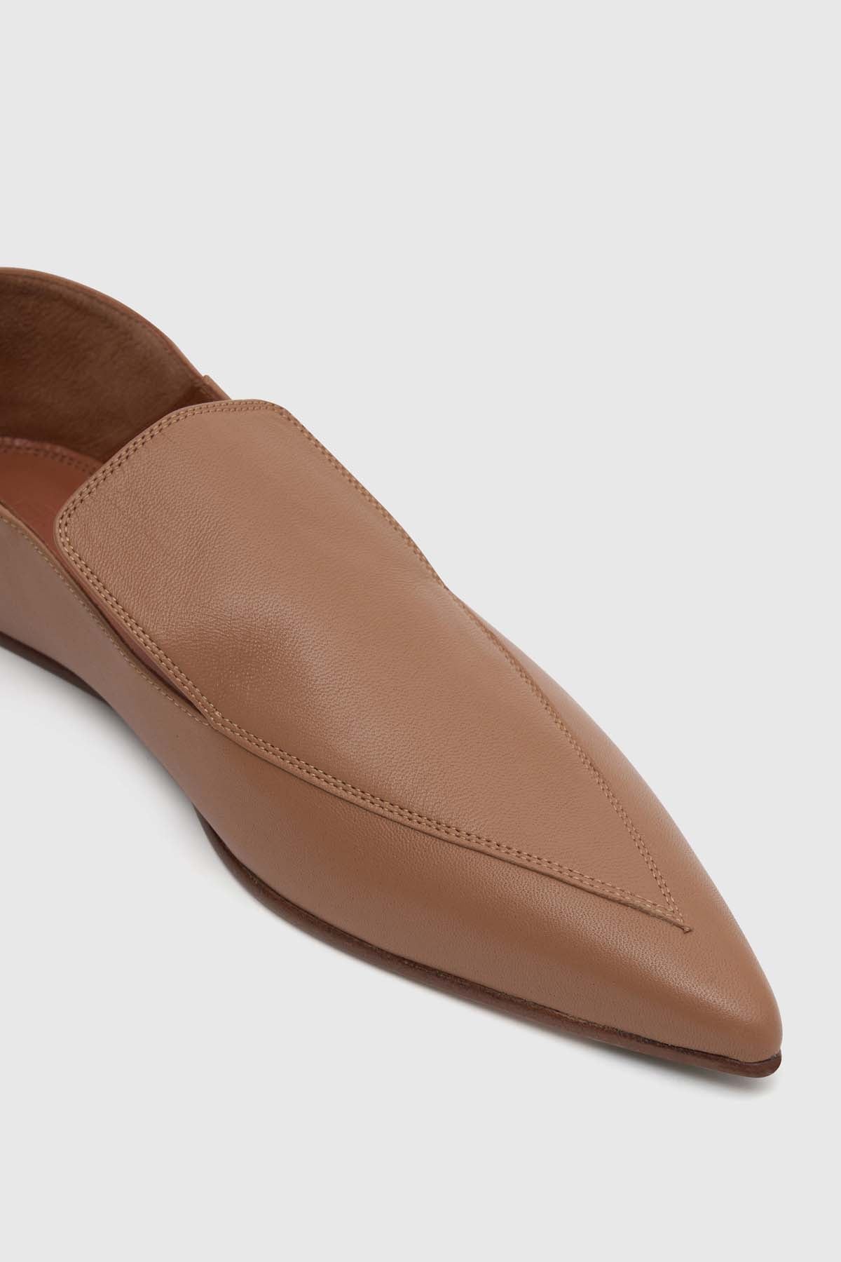Kai Leather Loafer - Beige