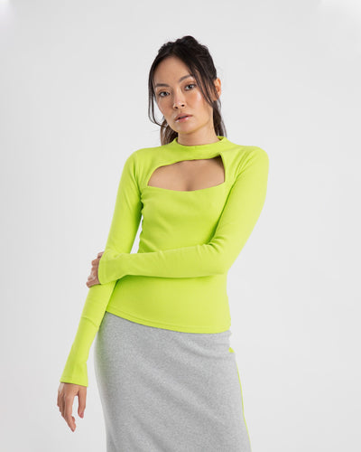 LS Cut Out Top - Apple