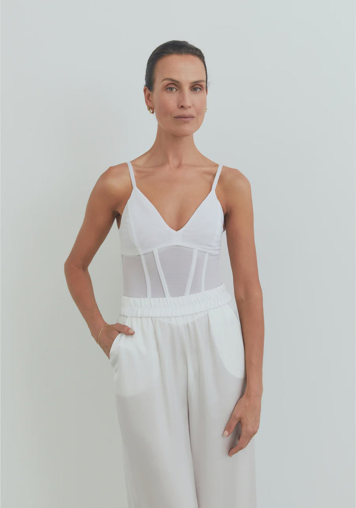Omega Bustier - White