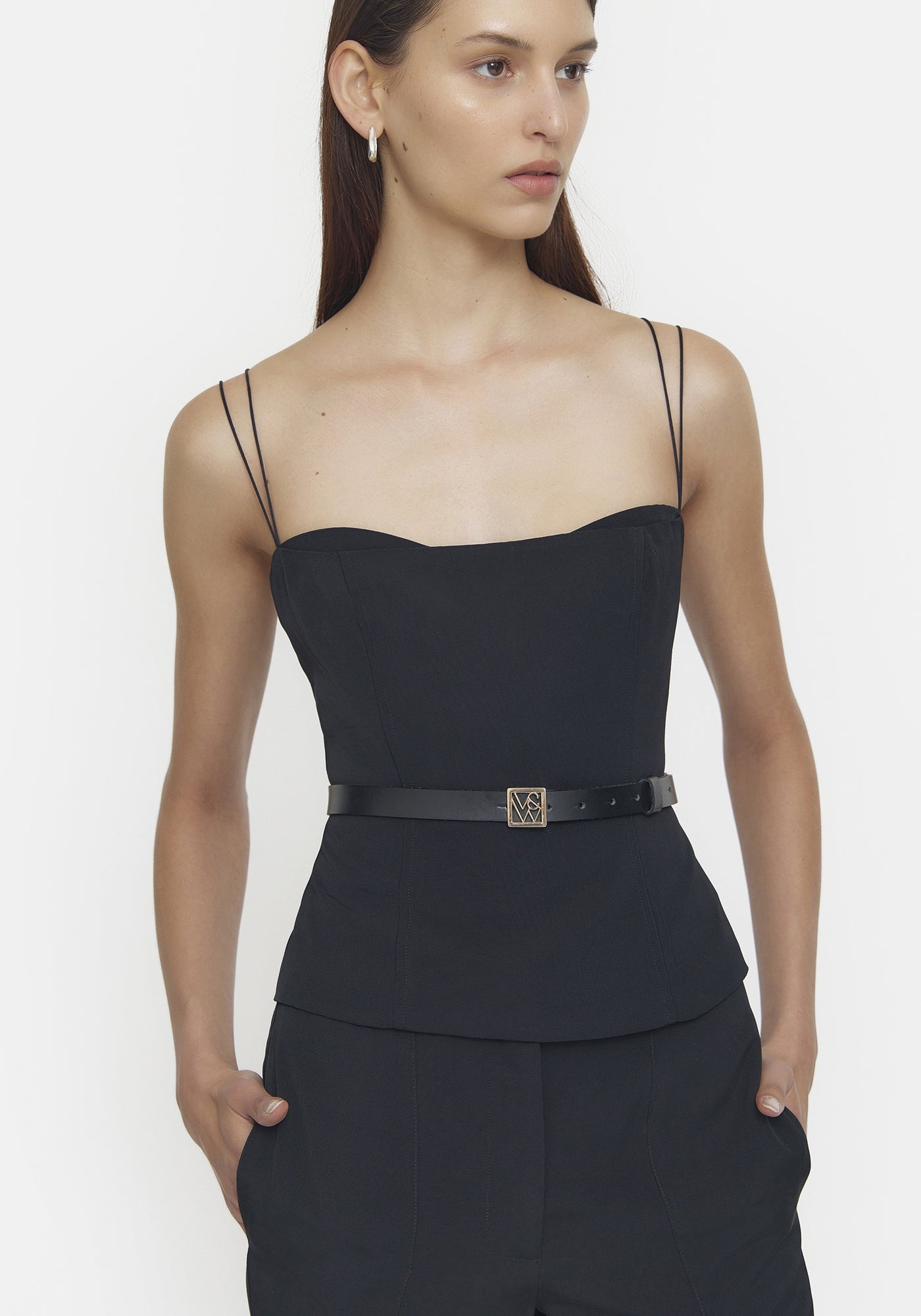 Saxophone Top - Black