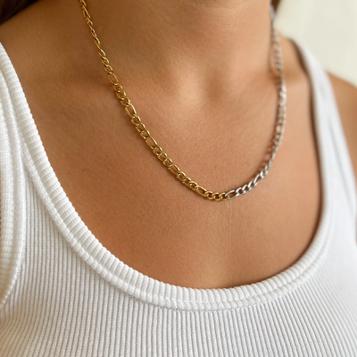 Addison Necklace - Two Tone