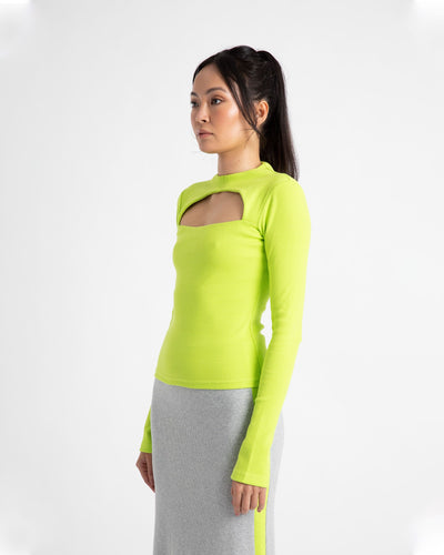 LS Cut Out Top - Apple