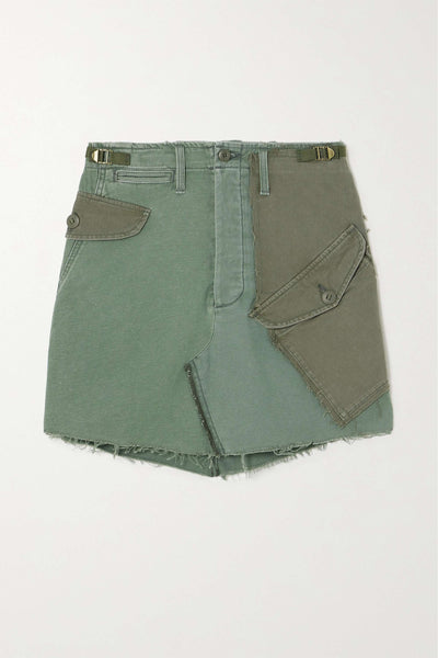 The G.I. Jane Mini Skirt - Army Green