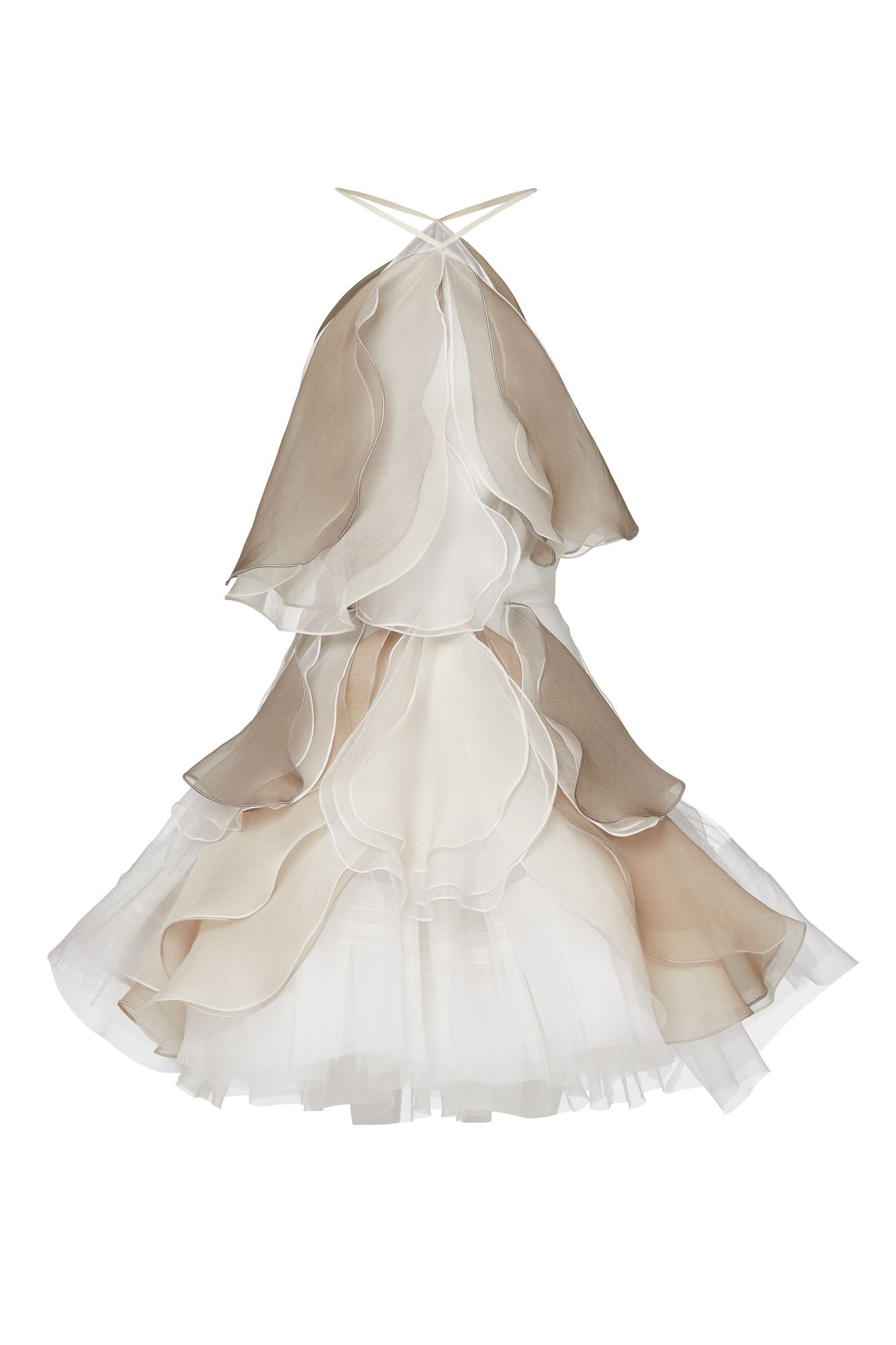 Sovereignty Petal Dress - Mushroom Clouds